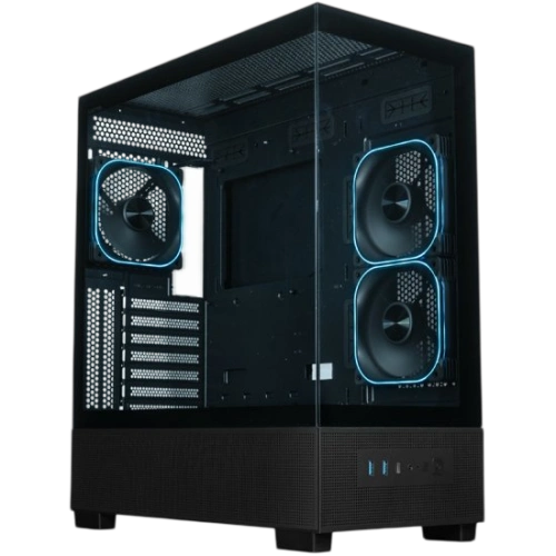 Компьютерный корпус XASTRA Q500 3ARGB-FG-C10-UC ARGB Black (Q500-3FG12A-C10-UC)
