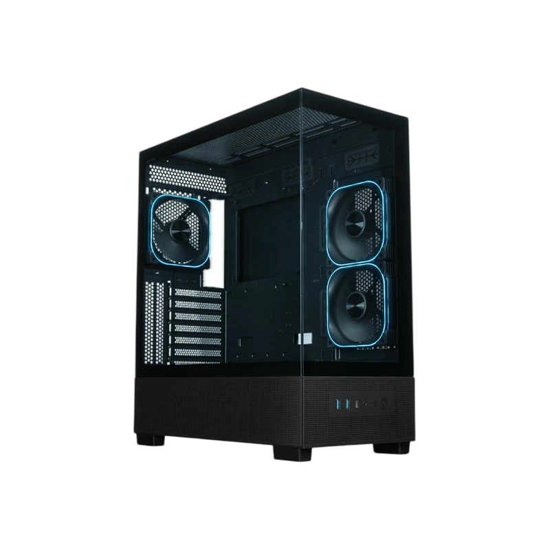 Компьютерный корпус XASTRA Q500 3ARGB-FG-C10-UC ARGB Black (Q500-3FG12A-C10-UC)