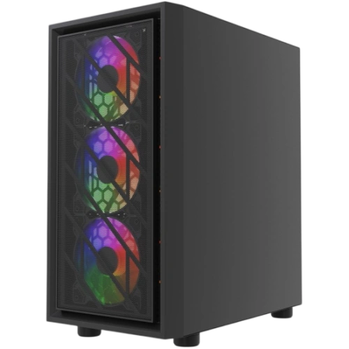 Компьютерный корпус Powercase Mistral Micro EM16 FRGB Black (CMMEM16B-L4)