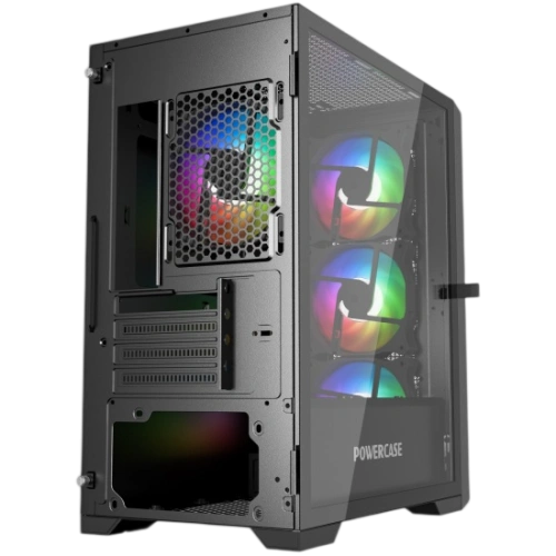 Компьютерный корпус Powercase ByteFlow Micro TG ARGB Black (CAMBFB-A4) документация