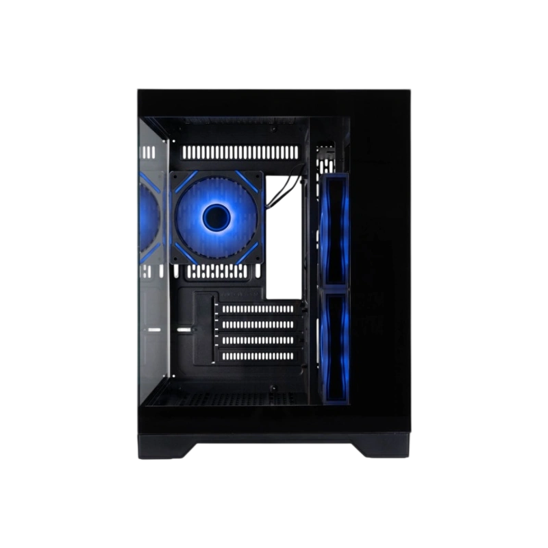Компьютерный корпус 1STPLAYER MEGAVIEW MV6-TP ARGB Black (MV6-TP-BK-2FC7R-1FC7)