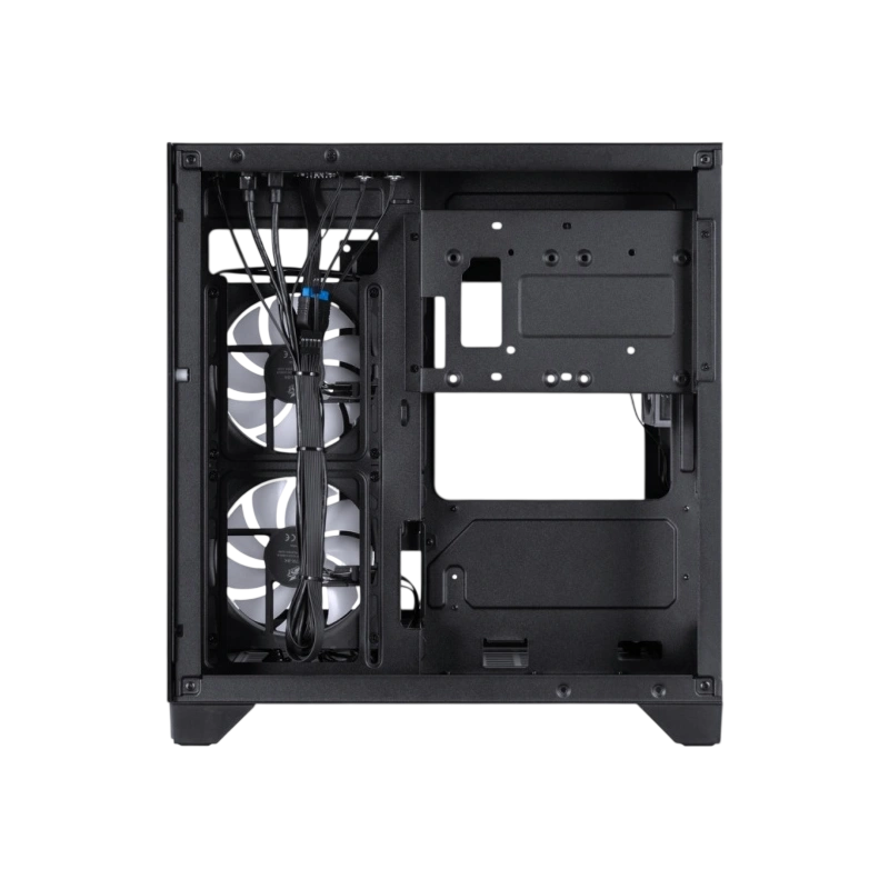 Компьютерный корпус 1STPLAYER MEGAVIEW MV5-TP ARGB Black (MV5-TP-BK-2FC7R-1FC7)