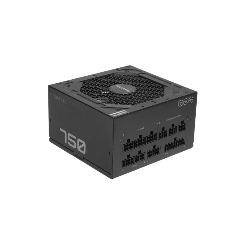 Блок питания Gigabyte 750W (GP-P750GM) документация, кабельные стяжки, комплект кабелей