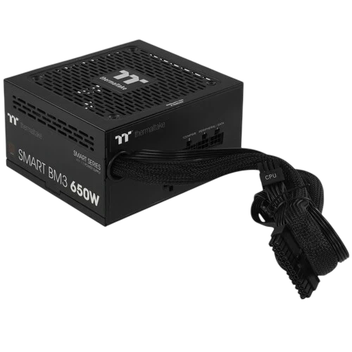 Блок питания Thermaltake 650W Smart BM3 0550 (PS-SPD-0650MNFABE-3) 16 Pin (PCIe 5.0 Connector Cable Details) документация, комплект кабелей, комплект крепежа