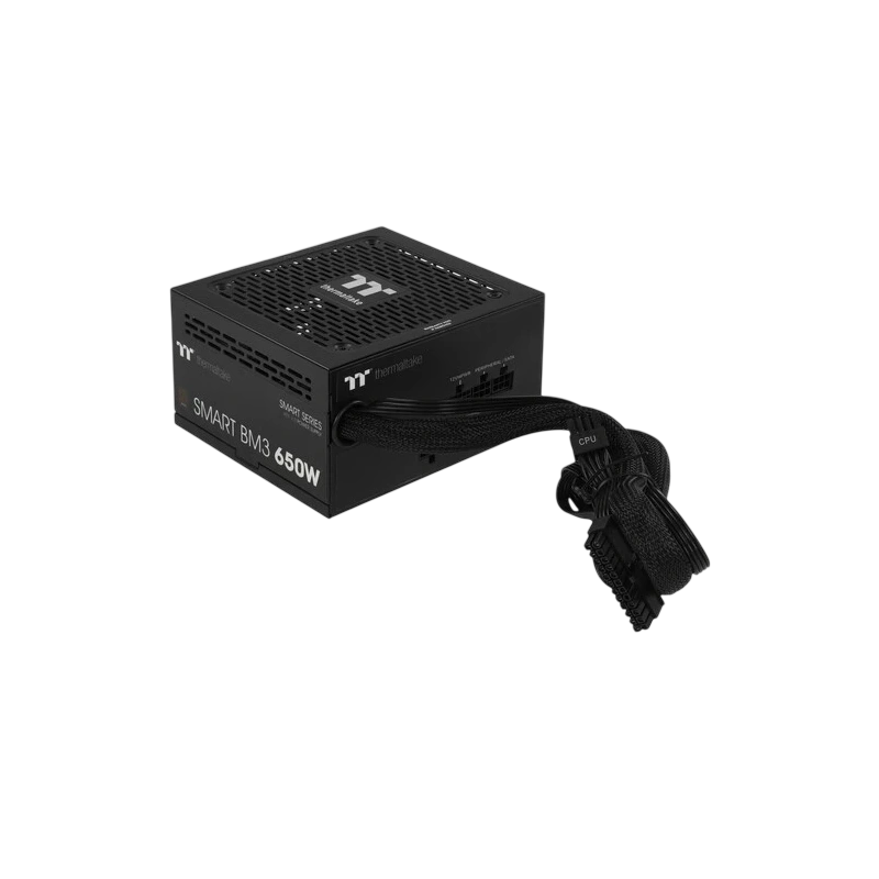 Блок питания Thermaltake 650W Smart BM3 0550 (PS-SPD-0650MNFABE-3) 16 Pin (PCIe 5.0 Connector Cable Details) документация, комплект кабелей, комплект крепежа