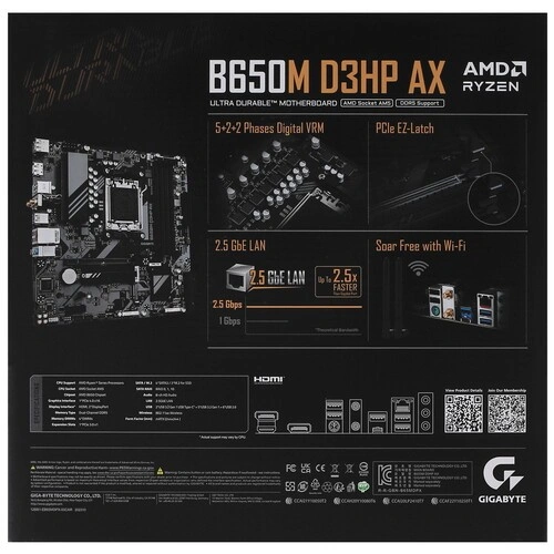 Материнская плата Gigabyte B650M D3HP AX