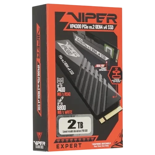Твердотельный накопитель Patriot 2000 Gb VIPER (VP4300-2TBM28H) BOX