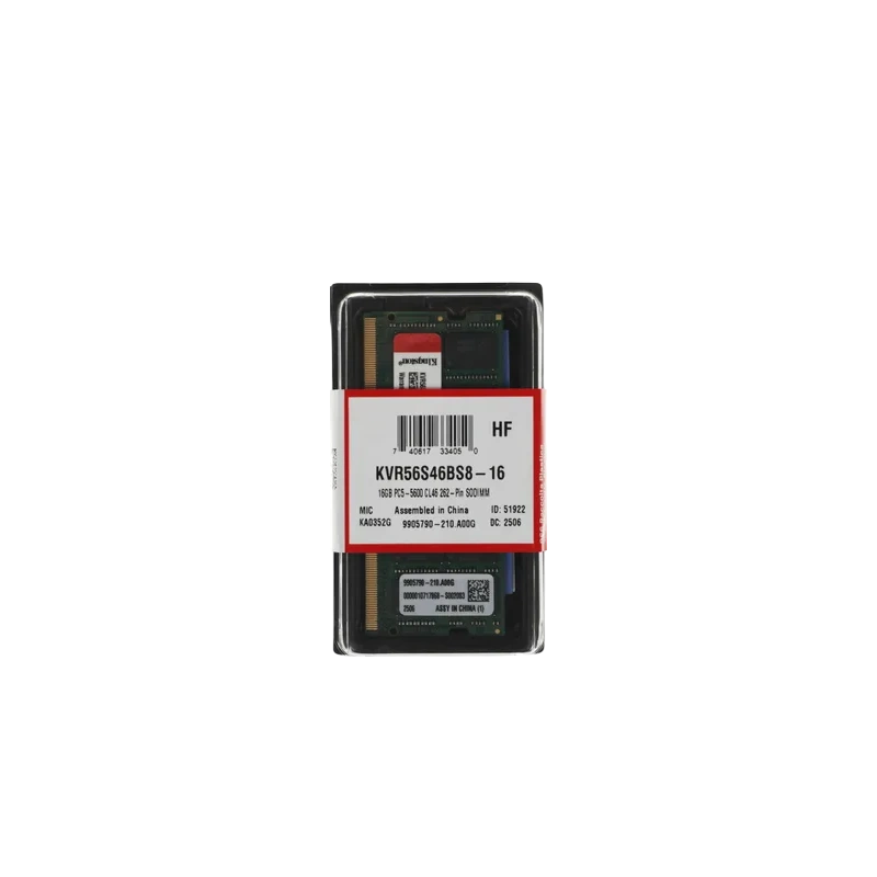 Оперативная память 16 Gb 5600 MHz Kingston ValueRAM (KVR56S46BS8-16)