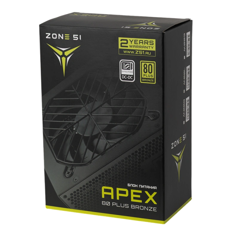 Блок питания Zone 51 700W Apex 80Plus Bronze (Z51BRZ700BK)