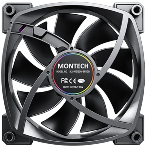 Вентилятор для корпуса Montech AX120 ARGB Black (AX120B) PWM