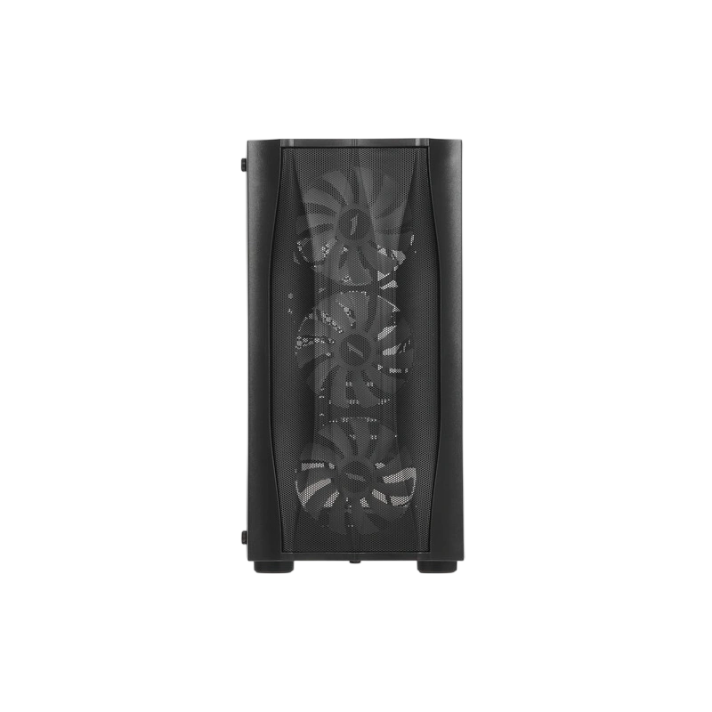 Компьютерный корпус 1STPLAYER FIREBASE X3-M TG LED Black (X3-M-BK-4F1)