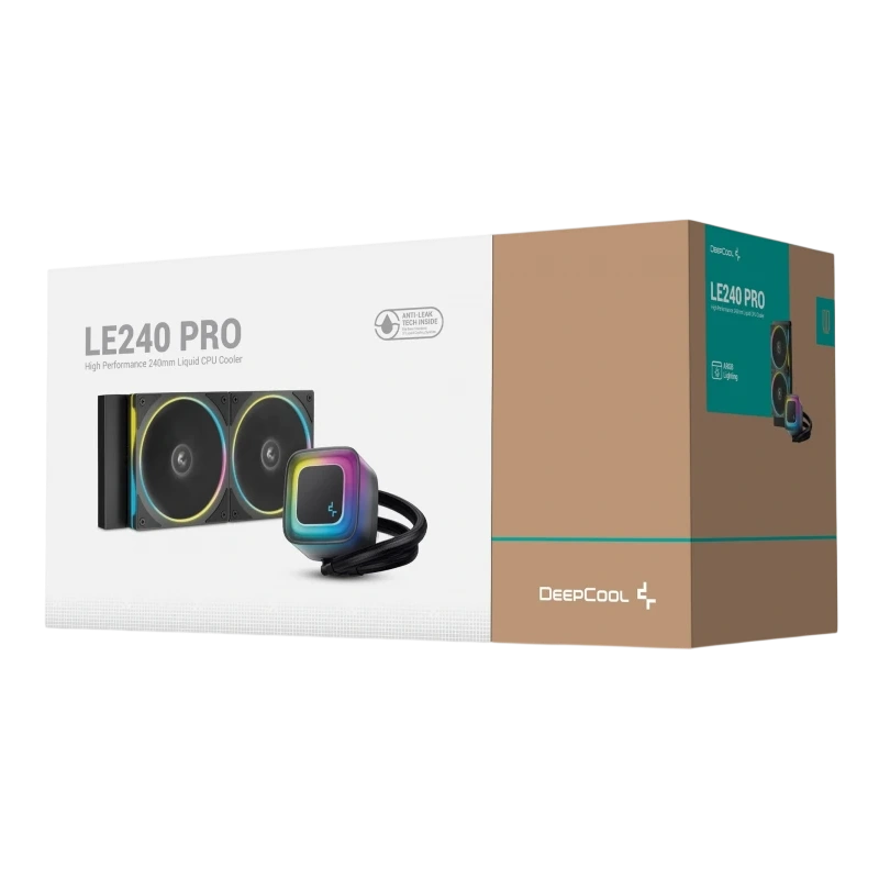 Система жидкостного охлаждения для процессора Deepcool LE240 PRO ARGB Black