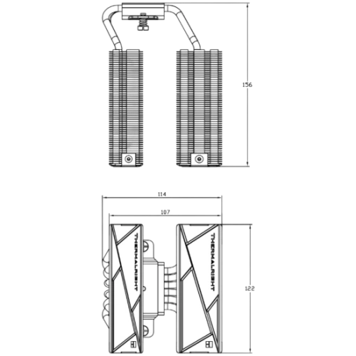 Кулер для процессора Thermalright Royal Knight 120 (TRRK120)