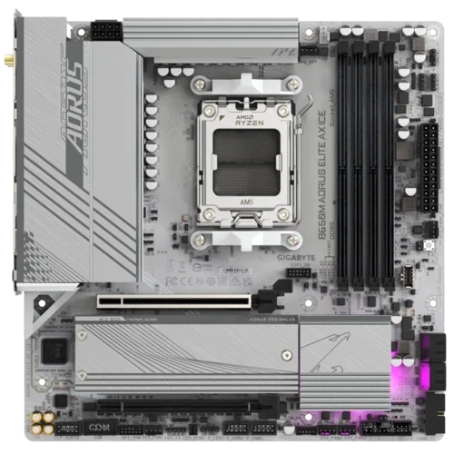 Материнская плата Gigabyte B650M AORUS ELITE AX ICE