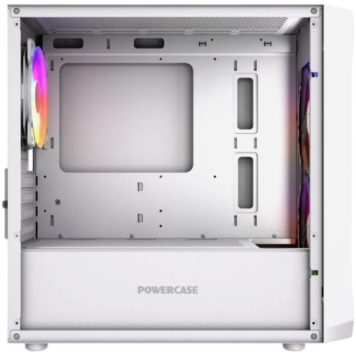 Компьютерный корпус Powercase Mistral Micro A3W TG ARGB V2 White (CMMAW-A3-V2)