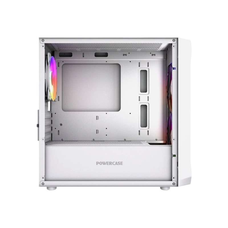 Компьютерный корпус Powercase Mistral Micro A3W TG ARGB V2 White (CMMAW-A3-V2)