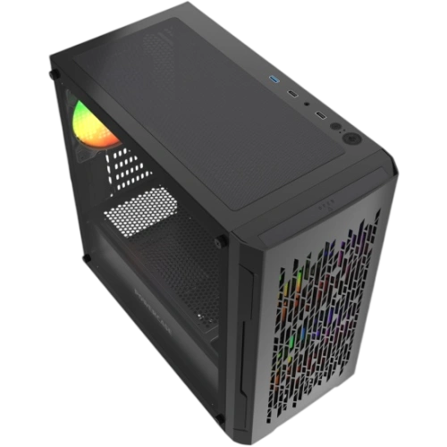 Компьютерный корпус Powercase Mistral Micro D3B ARGB V2 Black (CMMDB-A3-V2)