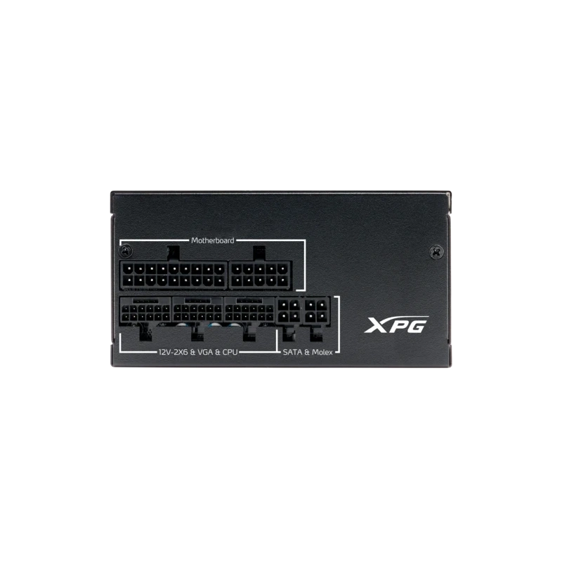 Блок питания ADATA XPG 750W PYMCORE (PYMCORE750G-BKCEU) 16 Pin (PCIe 5.0 Connector Cable Details) документация, комплект кабелей