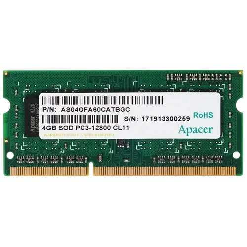 Оперативная память 4 Gb 1600 MHz Apacer (DS.04G2K.KAM)