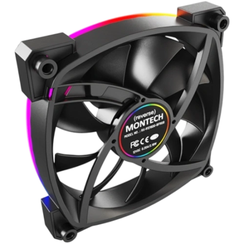 Вентилятор для корпуса Montech RX120 Reverse ARGB Black (RX120B)