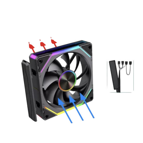 Вентилятор для корпуса UNI FAN SL ARGB Black V2