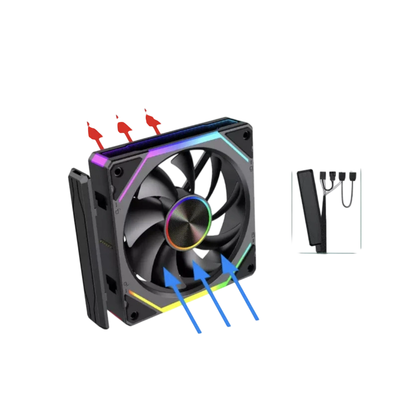 Вентилятор для корпуса UNI FAN SL ARGB Black V2