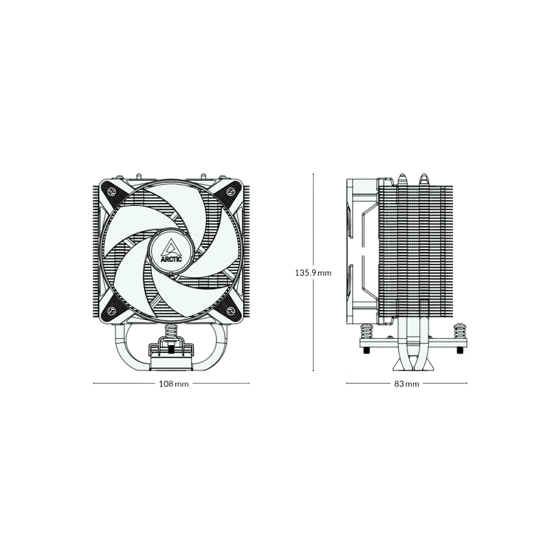 Кулер для процессора Arctic Cooling Freezer 8i (ACFRE00190A)