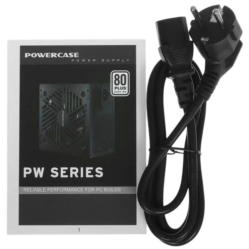 Блок питания Powercase 600W PW600 (PS-600W-DC) документация, комплект крепежа