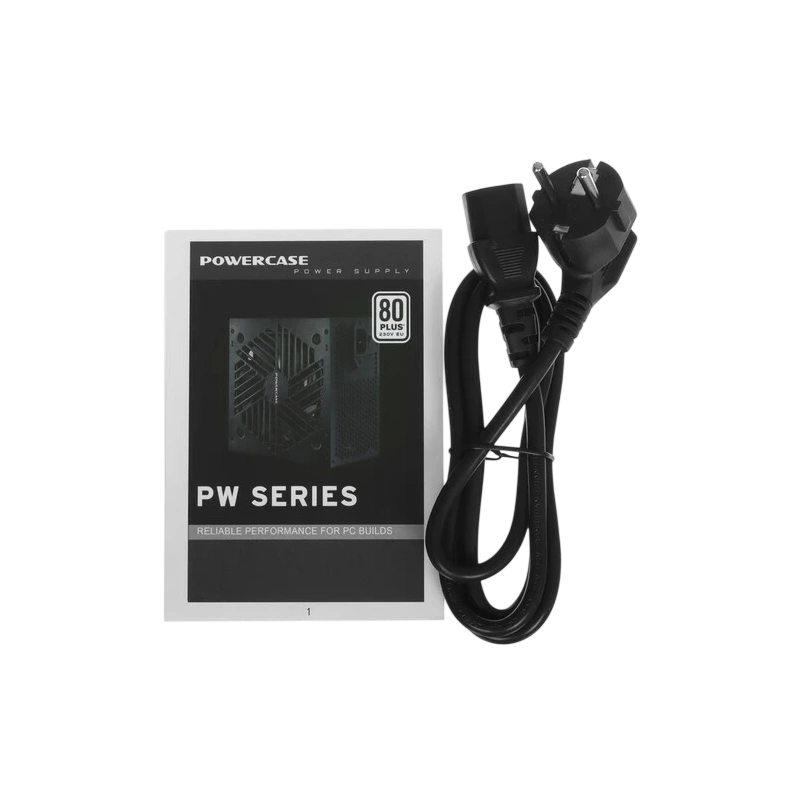 Блок питания Powercase 600W PW600 (PS-600W-DC) документация, комплект крепежа