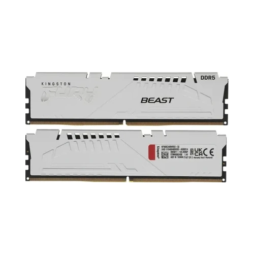 Оперативная память 32 Gb 6800 MHz Kingston FURY Beast White (KF568C34BWEK2-32)