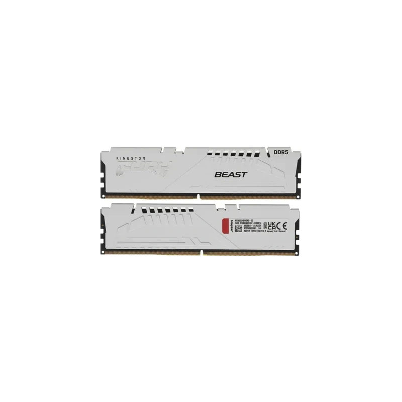 Оперативная память 32 Gb 6800 MHz Kingston FURY Beast White (KF568C34BWEK2-32)