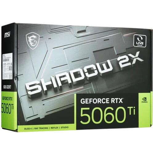 Видеокарта MSI (G506T-8S2P) GeForce RTX 5060 Ti 8G SHADOW 2X PLUS
