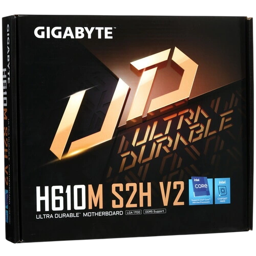 Материнская плата Gigabyte H610M S2H V2 документация, задняя планка