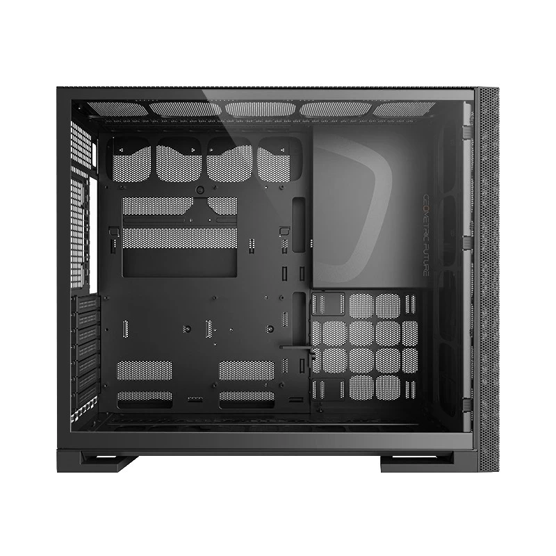 Компьютерный корпус Geometric Future Model 5 Vent Black Yellow (1AM5VTBY00100) (GF_M5-VENT-YB)