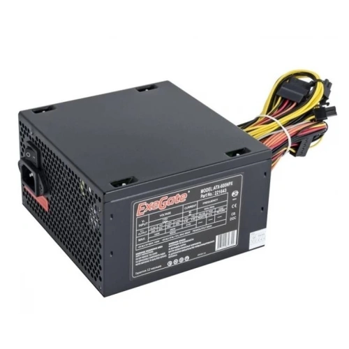 Блок питания ExeGate 600W 600NPX Black (EX221643RUS)