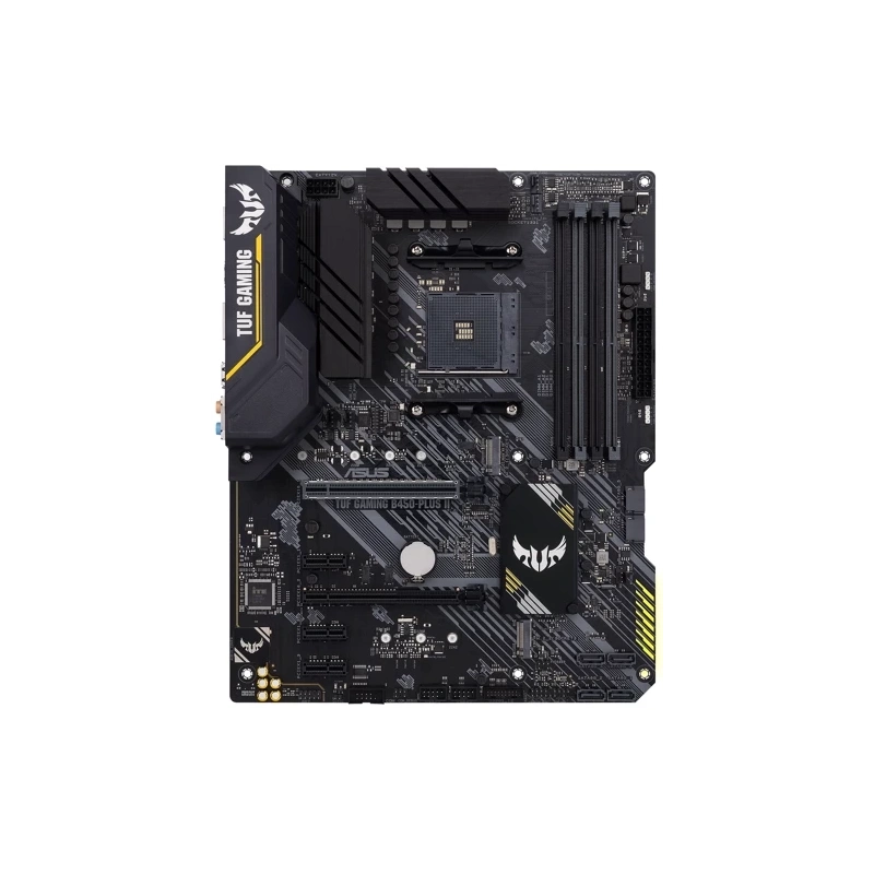 Материнская плата ASUS TUF GAMING B450-PLUS II 2 x кабель SATA, диск с ПО, документация, задняя планка, крепеж для разъема M.2