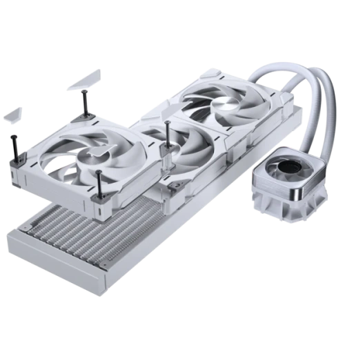 Система жидкостного охлаждения для процессора Phanteks Glacier One 420D30 X2 ARGB White (PH-GO420D30_DWT02)