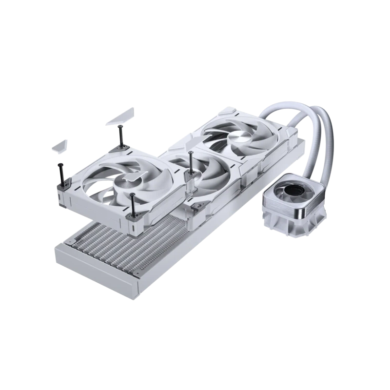 Система жидкостного охлаждения для процессора Phanteks Glacier One 420D30 X2 ARGB White (PH-GO420D30_DWT02)