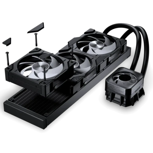 Система жидкостного охлаждения для процессора PHANTEKS Glacier One 360D30 X2 ARGB Black (PH-GO360D30_DBK02)