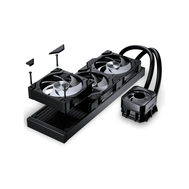 Система жидкостного охлаждения для процессора PHANTEKS Glacier One 360D30 X2 ARGB Black (PH-GO360D30_DBK02)