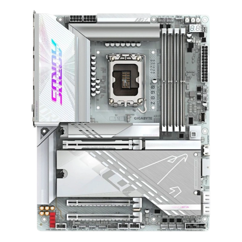 Материнская плата Gigabyte Z890 AORUS PRO ICE антенна Wi-Fi, держатель с вентилятором зоны ОЗУ