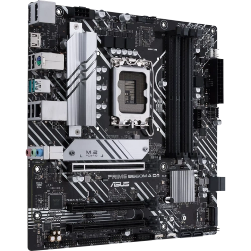 Материнская плата ASUS PRIME B660M-A D4-CSM (90MB19K0-M1EAYC) 2 x кабель SATA, диск с ПО, документация, задняя планка
