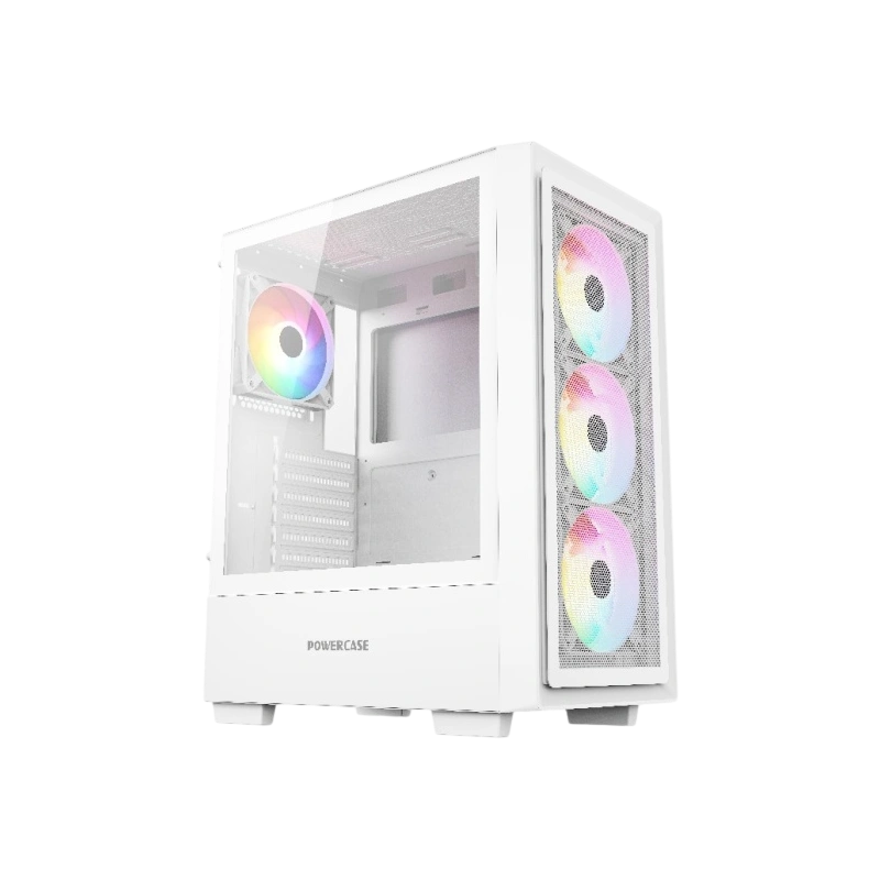Компьютерный корпус Powercase Mistral AY4W ARGB TG White (CMAYW-A4)