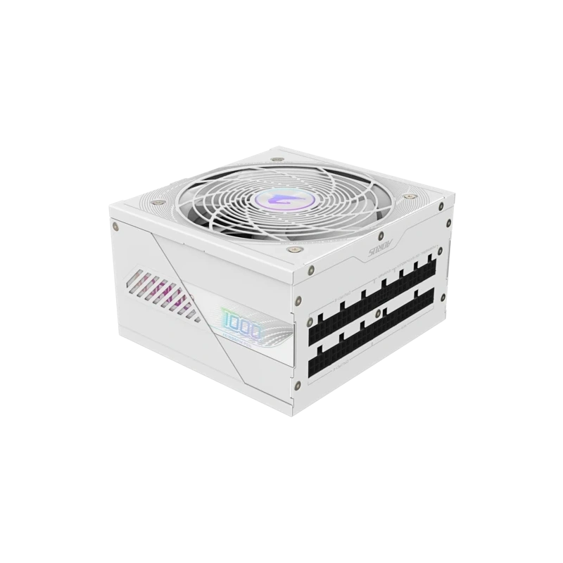 Блок питания Gigabyte 1000W (GP-AE1000PM PG5 ICE) 16 Pin (PCIe 5.0 Connector Cable Details) документация, комплект кабелей