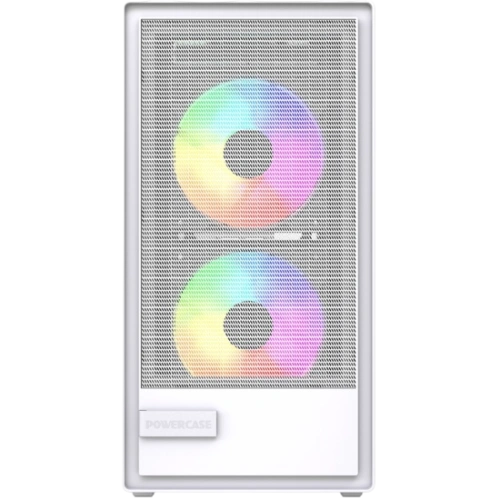 Компьютерный корпус Powercase Mistral SM02 TG ARGB White (CMMSM02W-A3)
