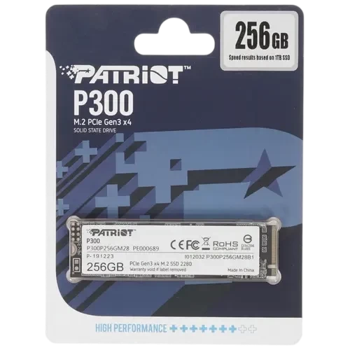 Твердотельный накопитель Patriot 256 Gb P300 (P300P256GM28)