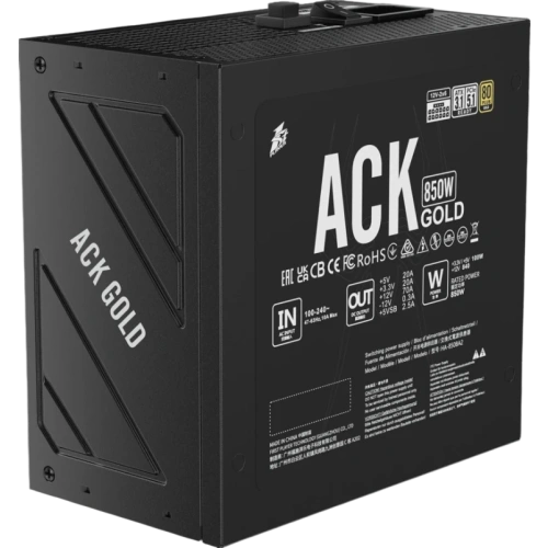 Блок питания 1STPLAYER 850W ACK GOLD Black (HA-850BA2-BK) 16 Pin (PCIe 5.0 Connector Cable Details)