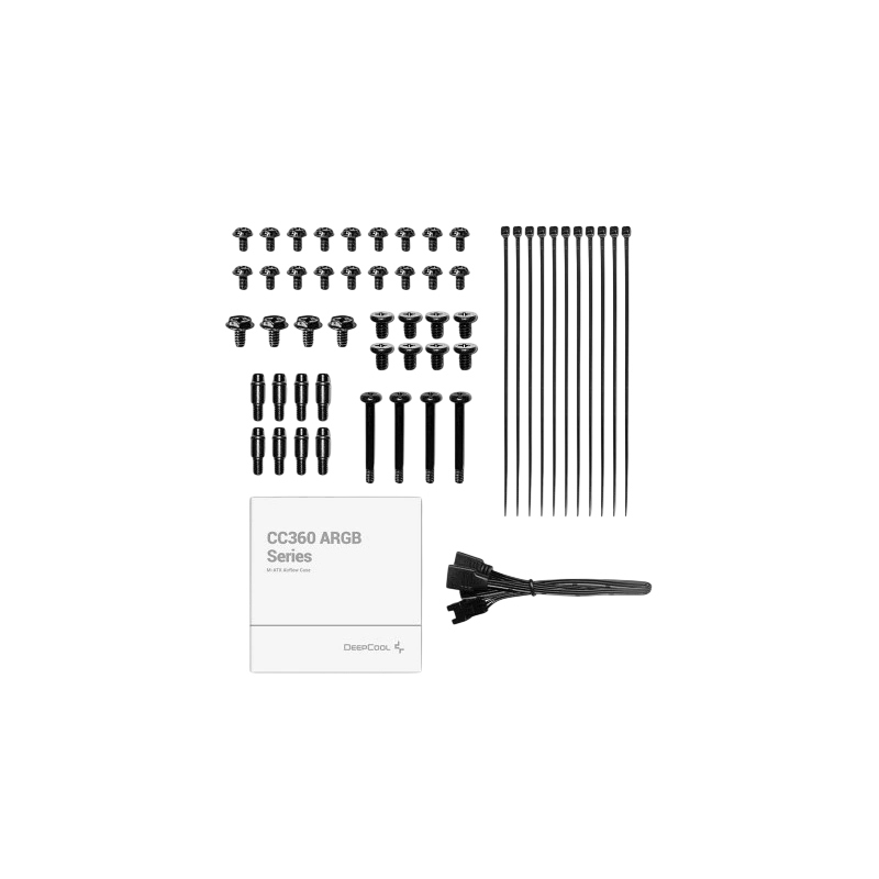 Компьютерный корпус Deepcool CC360 WH TG ARGB White