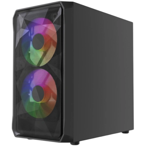 Компьютерный корпус Powercase Mistral Micro A3B ARGB V2 ARGB Black (CMMAB-A3-V2)