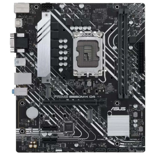Материнская плата ASUS PRIME B660M-K D4 (90MB1950-M1EAY0) 2 x кабель SATA, диск с ПО, документация, задняя планка